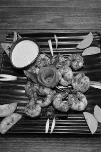 Hot Chilli Prawns Tawa Fry (seasonal)