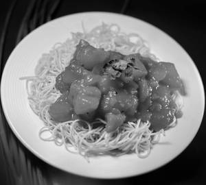 Aloo thukpa dry