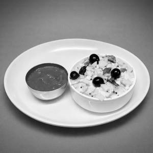Curd Rice Fruit mixed