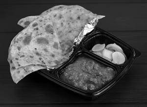 Chicken Keema With 2 Lucknowi Paratha