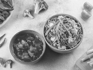 Egg Chicken Chowmien Combo