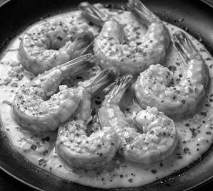 Butter Garlic Cream Prawn