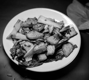 Pork with bokchoy