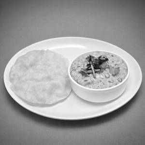 Sambar Rice With Papad