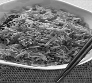 Mushroom schezwan rice