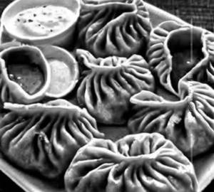 Veg fry momos