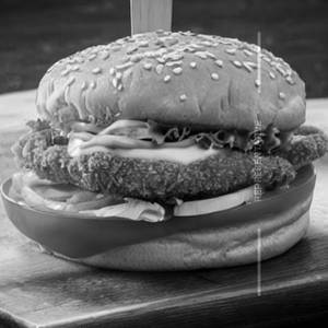 Crispy Chicken Delight Burger