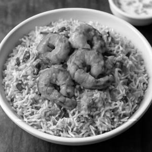 Zafrani Prawns Biryani