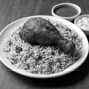 Chicken Fry Piece Biryani (Single)