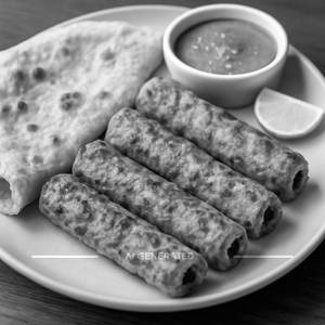 Cheelo Kebab With Roti