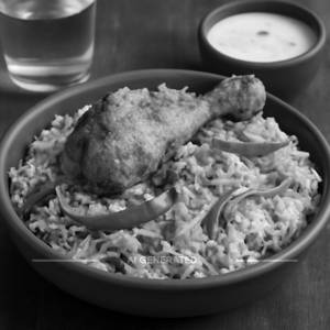 Green Mirchi Chicken Biryani