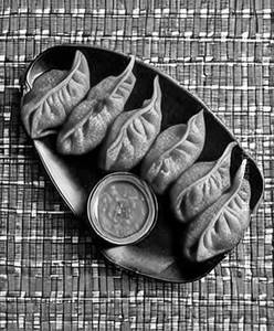 Veg Pan Fried Momos     