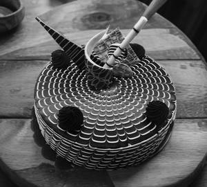 Zebra Torte (egg)