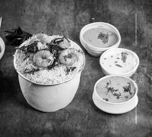 Prawns biryani