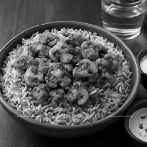 Mushroom Masala Biryani