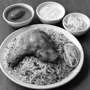 Chicken Fry Piece Biryani Full