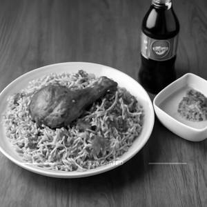 Chicken Dum Biryani With Double Ka Meetha And Pepsi 250ml