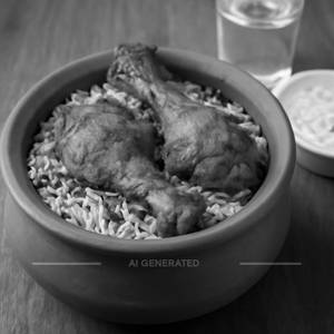 Fry Piece Chicken Handi Biryani (2persons)