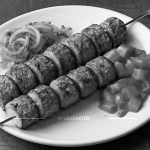 Shish Kebab- 8 Pcs  Veg Zucuni- Turkish