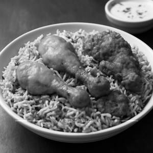 Chicken Mix Biryani{ Dum & Fry)