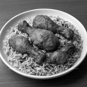 Fry Piece Chicken Biryani (bone)