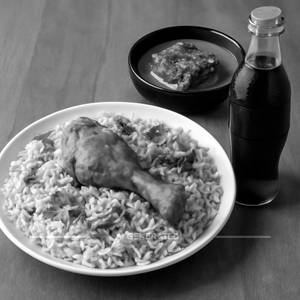 Goungra Chicken Biryani With Double Ka Metha And Soft Drink 250ml