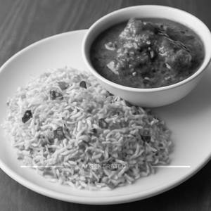 Mutton Curry With Biryani Rice