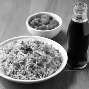 Veg Biryani With Double Ka Metha And Soft Drink 250ml