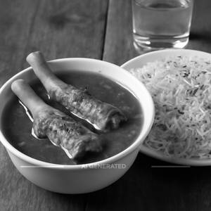 Paya  Curry With Biryani Rice