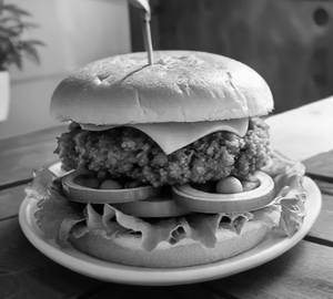 Veg cheese burger