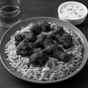 Mutton Ghee Roast Biryani