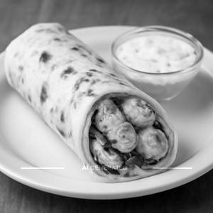 Malai Kebab Chicken Shawarma