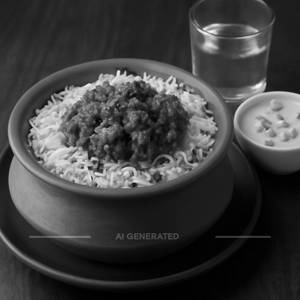 MUTTON KEEMA HANDI BIRYANI (2persons)