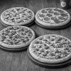 Non Veg Flavour Fun - Combo 4 Pizza