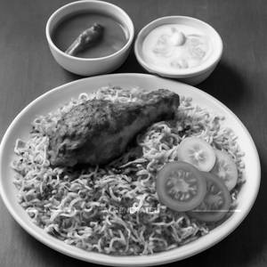 Chicken Fry Piece Biryani Single