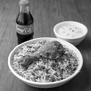 Chicken Biryani Single with Coke 200ml