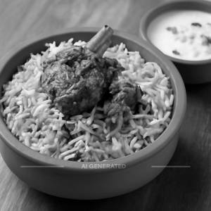 Zafrani Mutton Dum Biryani Single