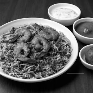 Gongura Prawns Biryani