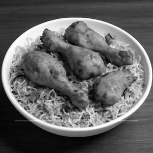 Chicken Biryani With Extra Chicken Pcs.