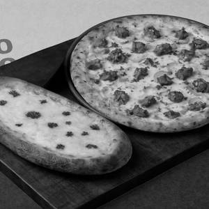 Tandoori Chicken Pizza + Italian Cheese Garlic Bread Combo