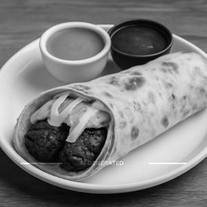 Charcoal special kebab wrap