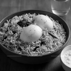 Egg Biryani (regular)
