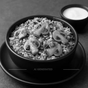 Mini Mushroom Biryani