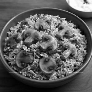 Mushroom Biryani