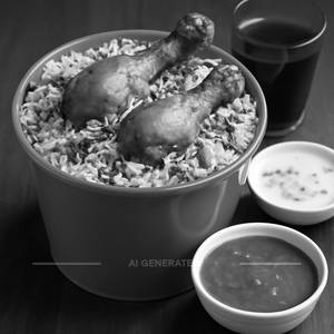 Red Bucket Special Chicken Biryani [2 Person]