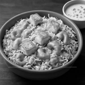 Kaju panner biryani