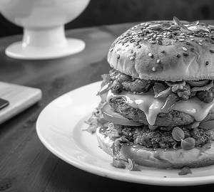 Chicken cheese burger