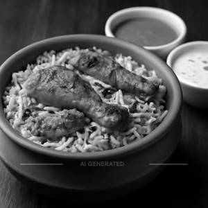Chicken Fry Rice Biryani Handi