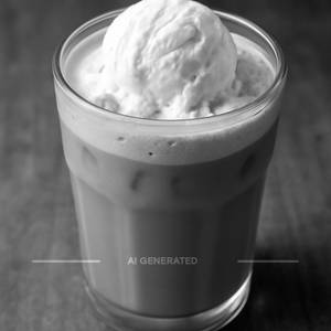 Thick Cold Coffee With Ice Cream