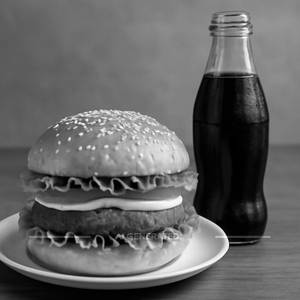 Bns Veg Burger + Cold Drink(300ml)